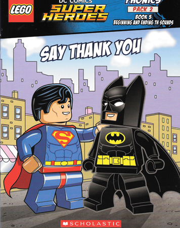 Super heroes phonics pack 2 ( Say Thank You )  by Quinlan B. Lee author