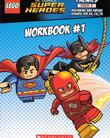 Super heroes phonics pack 2 ( Workbook #1 )  by Quinlan B. Lee author