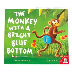 The monkey with a bright blue bottom by Steve Smallman